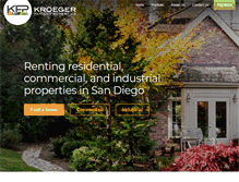 Tablet Screenshot of kroegerfamilyproperties.com